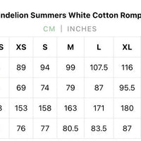 Dandelion Summers 100% Cotton Romper