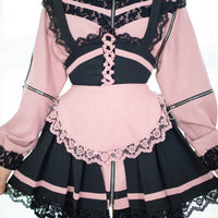 Lacebound Maid Overlay Skirt + Apron