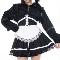 Lacebound Maid Overlay Skirt + Apron