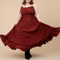 Carmine Rose Dress