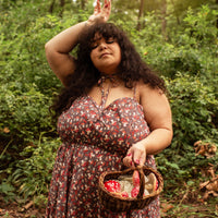 Mushroom Picnic Dress