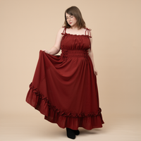 Carmine Rose Dress
