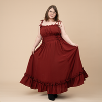 Carmine Rose Dress