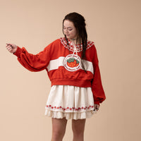 Cropped Strawberry Jam Sweater