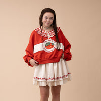 Cropped Strawberry Jam Sweater