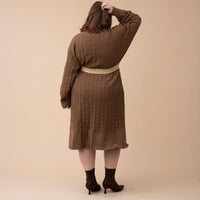 Oversized Knit Sweater Dress