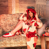 Soft & Cozy Strawberry Robe