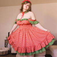Strawberry Picnic Dress