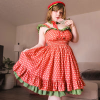 Strawberry Picnic Dress