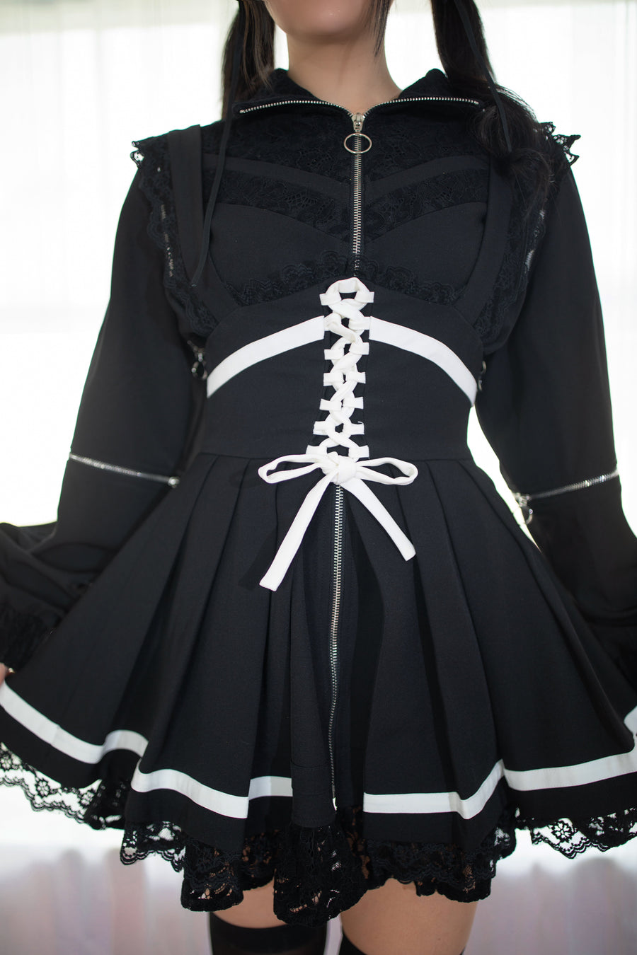 Lacebound Maid Overlay Skirt + Apron