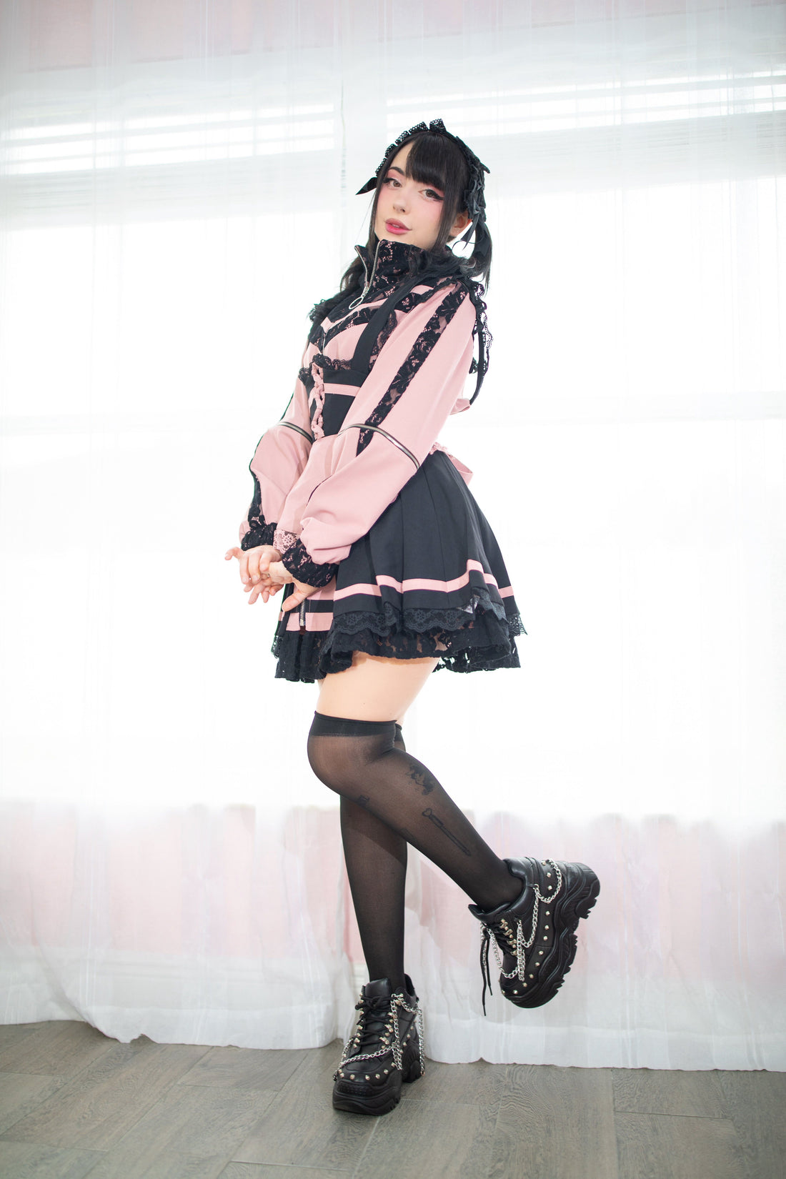 Lacebound Maid Overlay Skirt + Apron