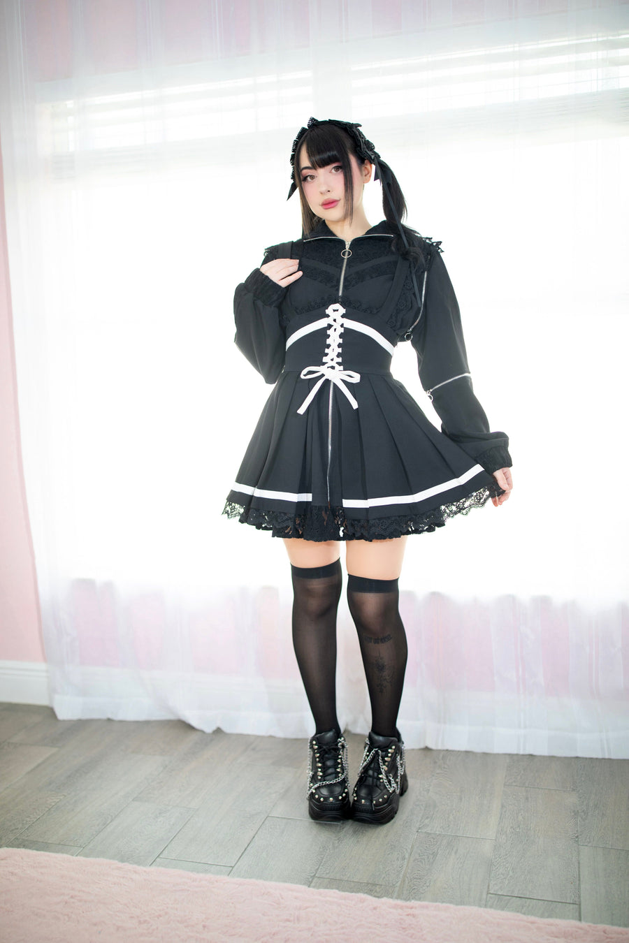 Lacebound Maid Overlay Skirt + Apron