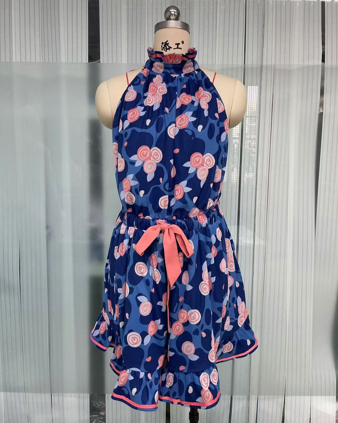Ocean Roses Romper