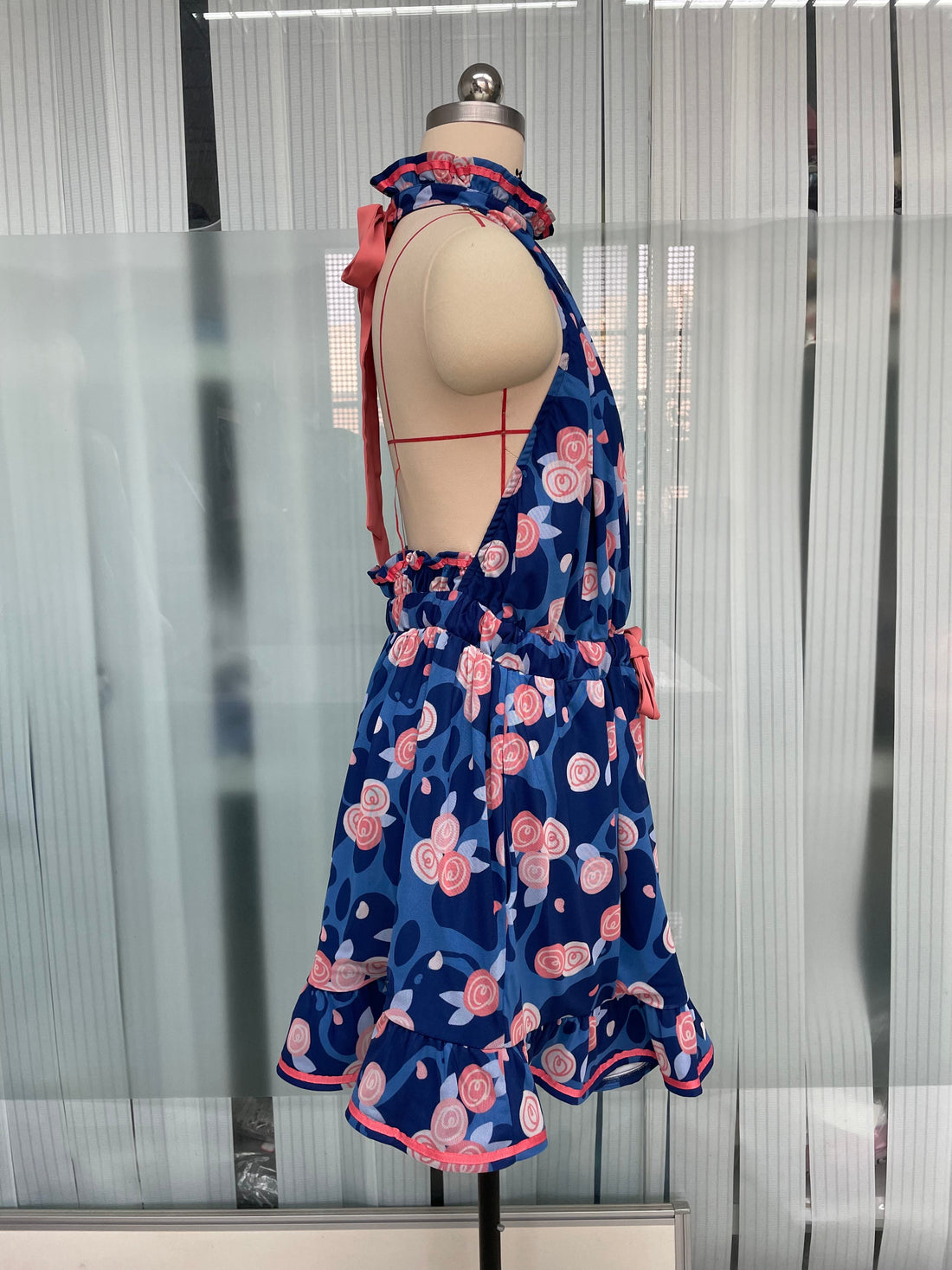 Ocean Roses Romper