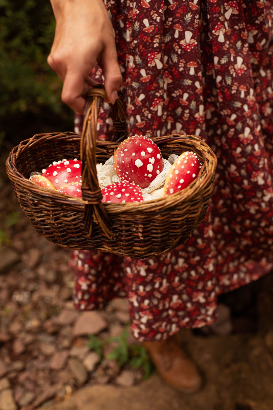 Mushroom Picnic Dress