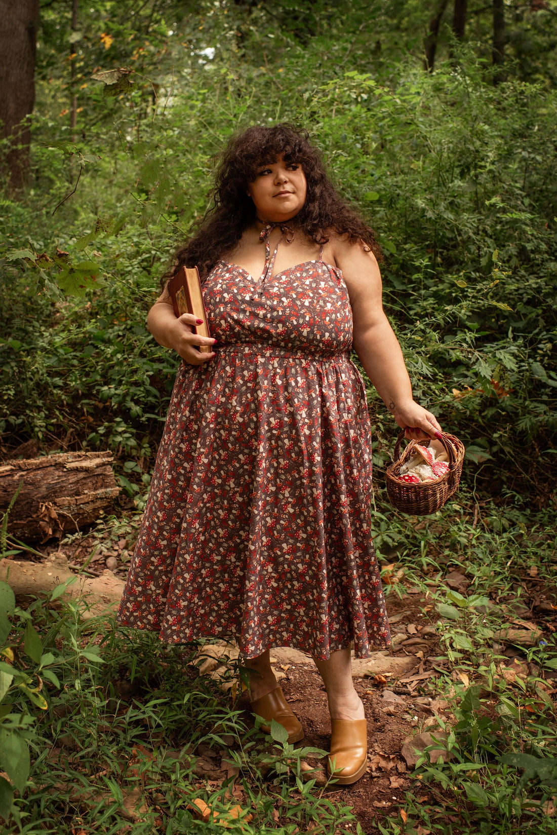 Mushroom Picnic Dress