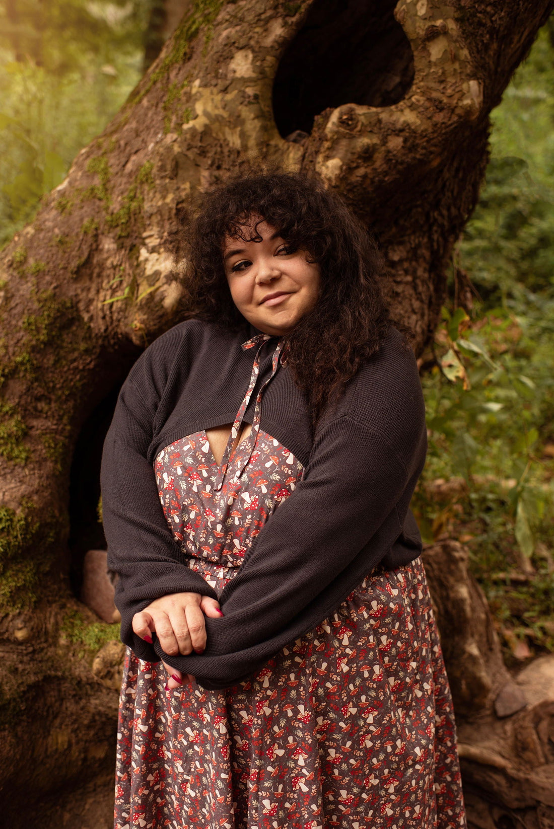 Mushroom Picnic Dress