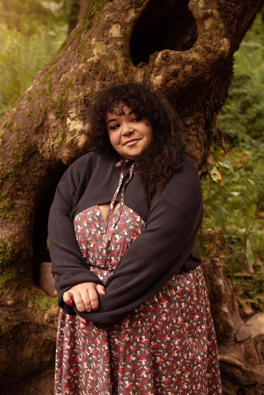 Mushroom Picnic Dress