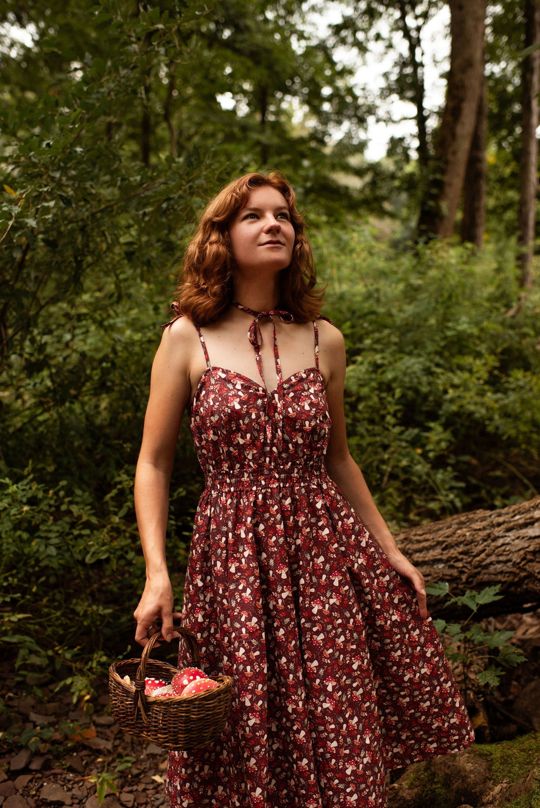 Mushroom Picnic Dress