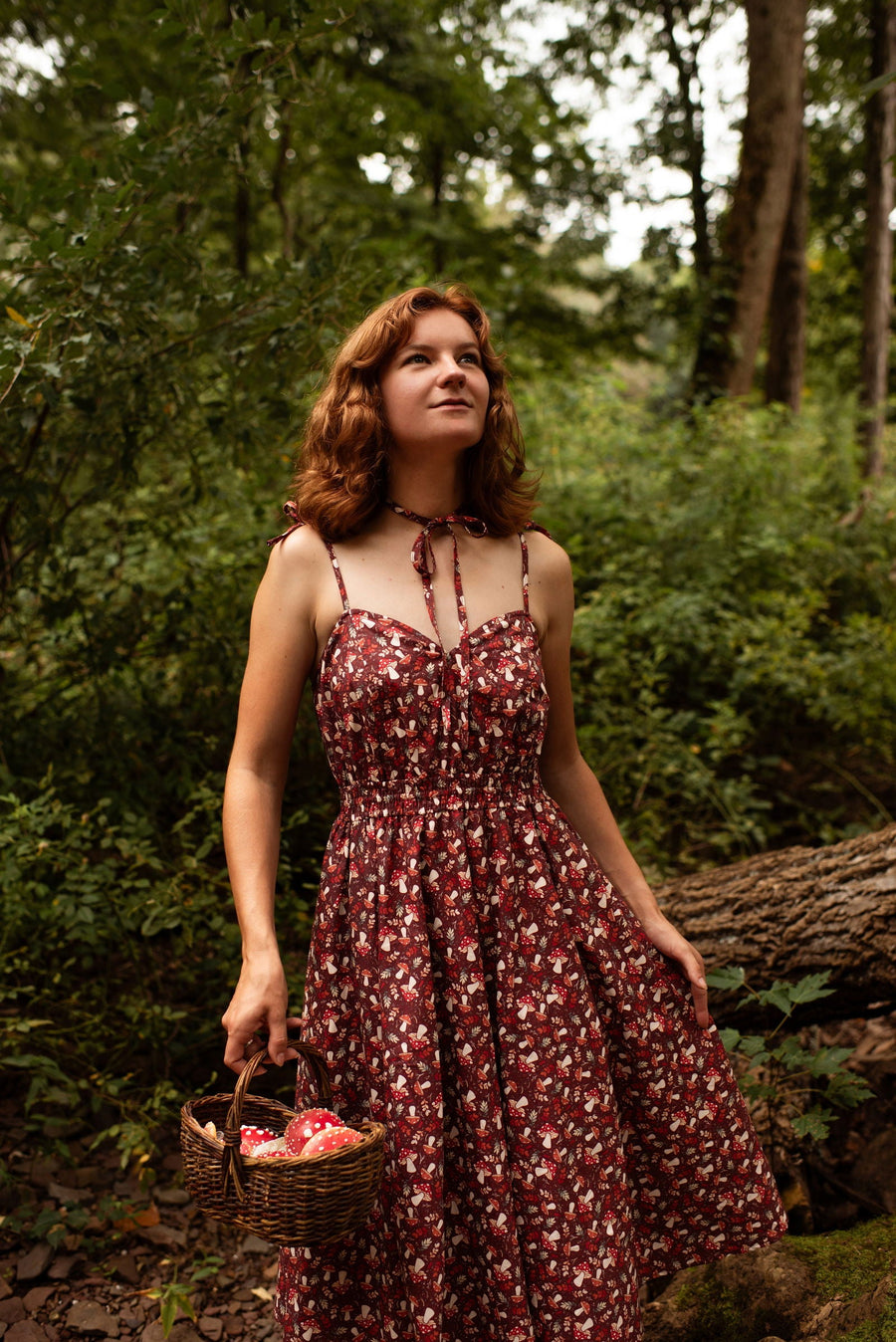 Mushroom Picnic Dress