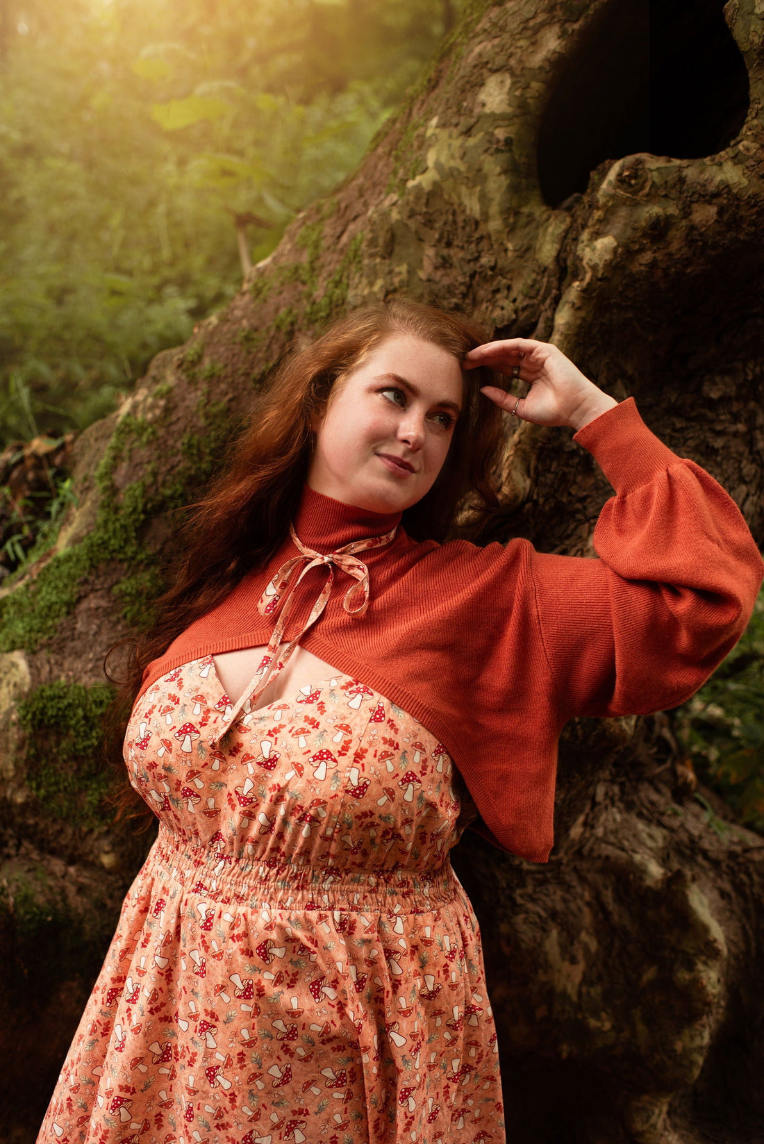 Mushroom Picnic Dress