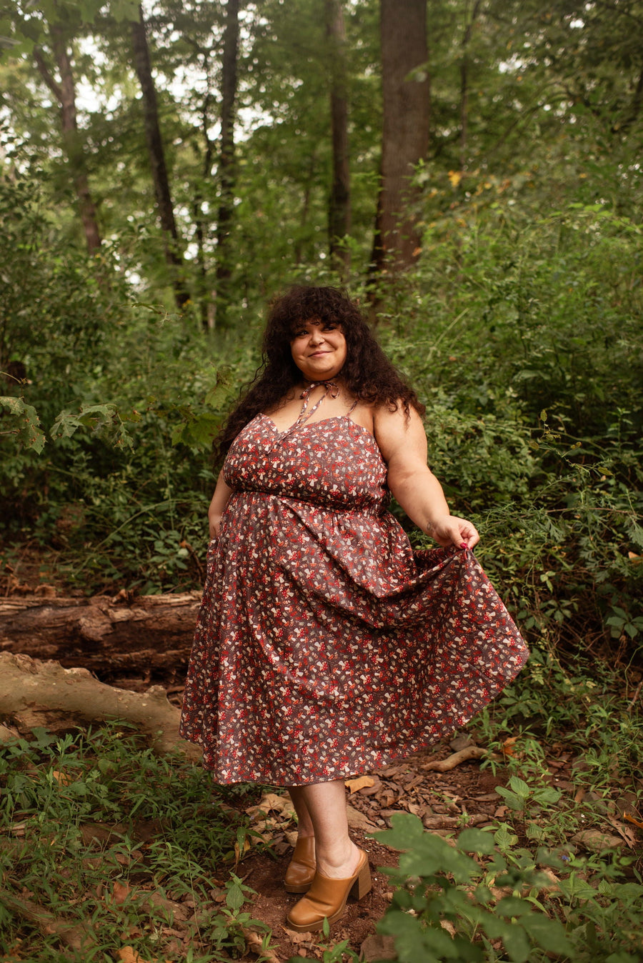 Mushroom Picnic Dress