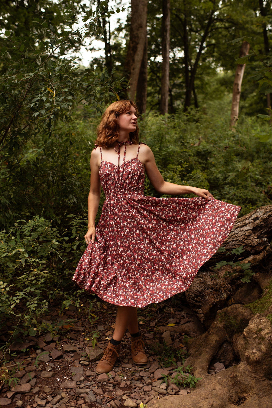 Mushroom Picnic Dress