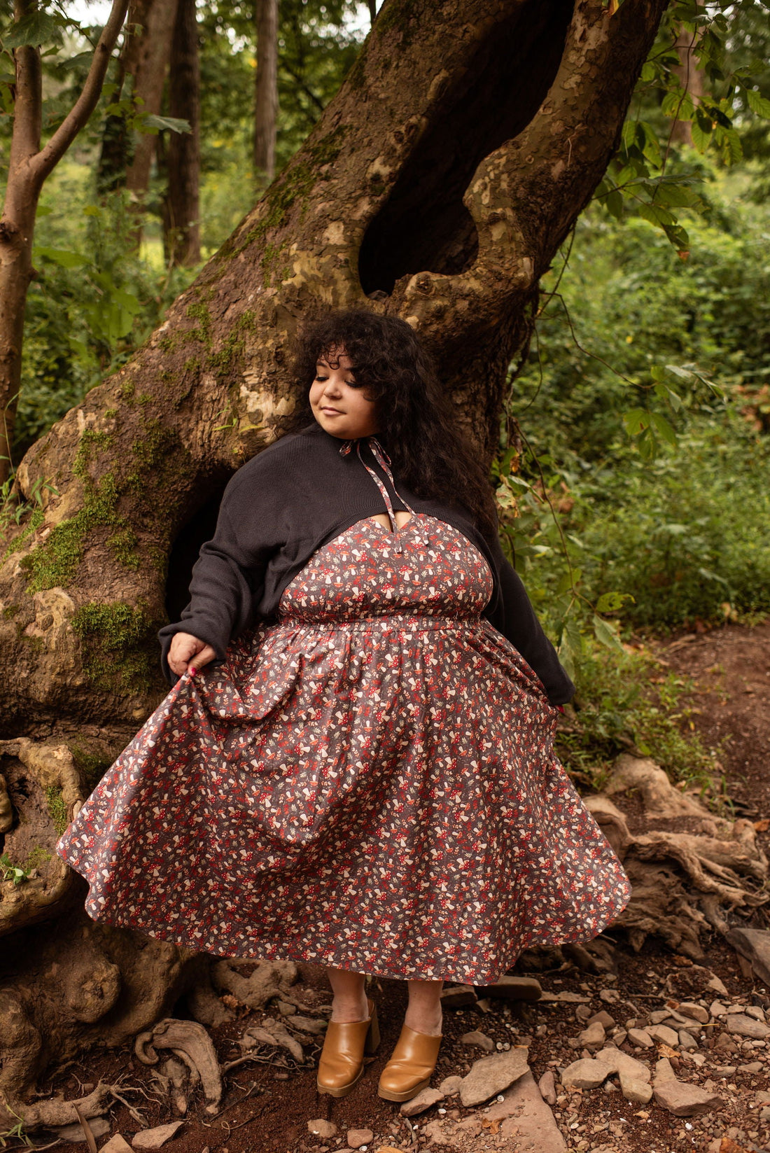 Mushroom Picnic Dress