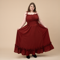 Carmine Rose Dress
