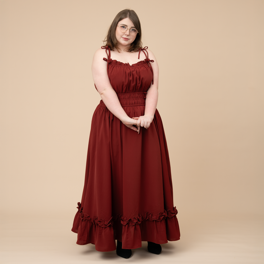 Carmine Rose Dress