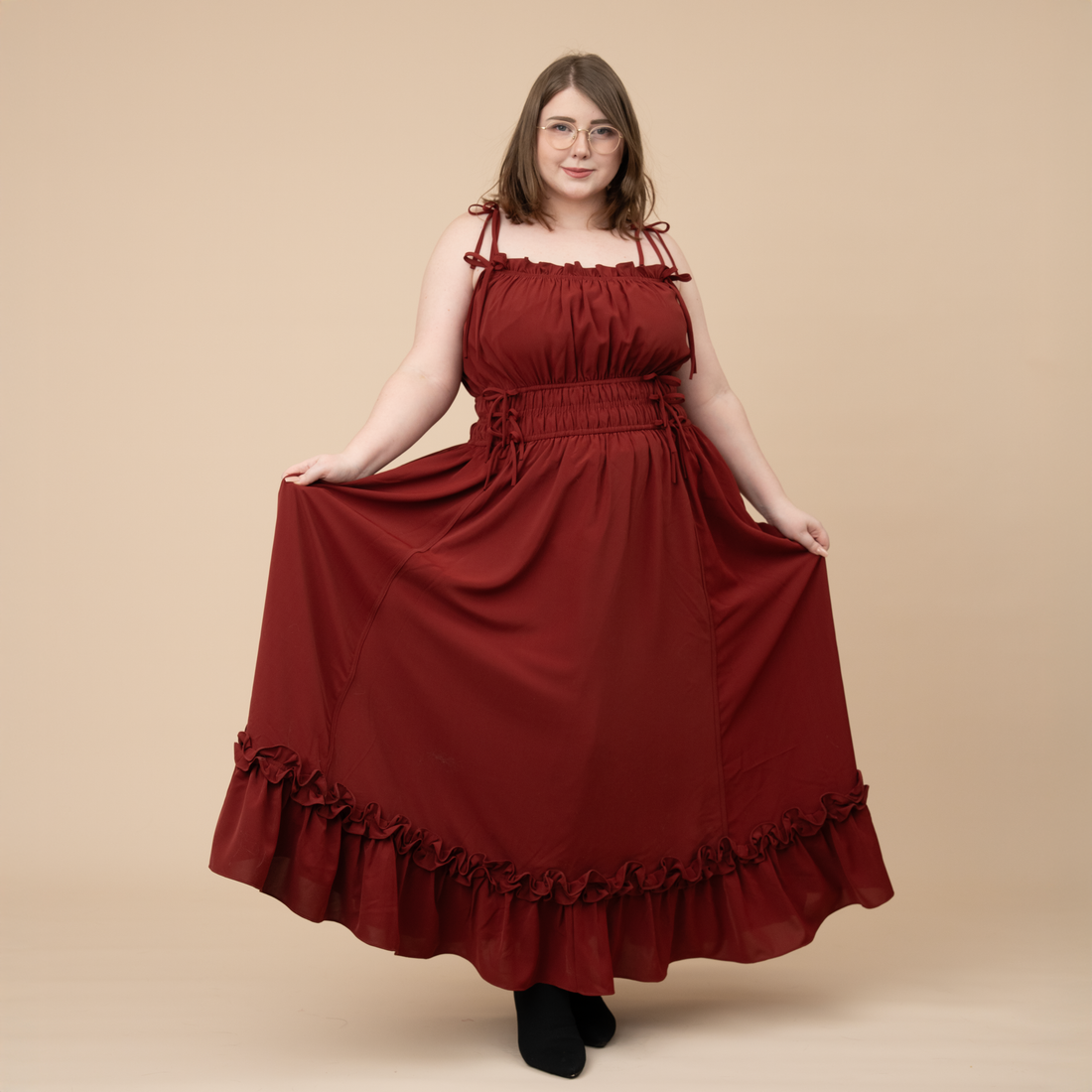 Carmine Rose Dress