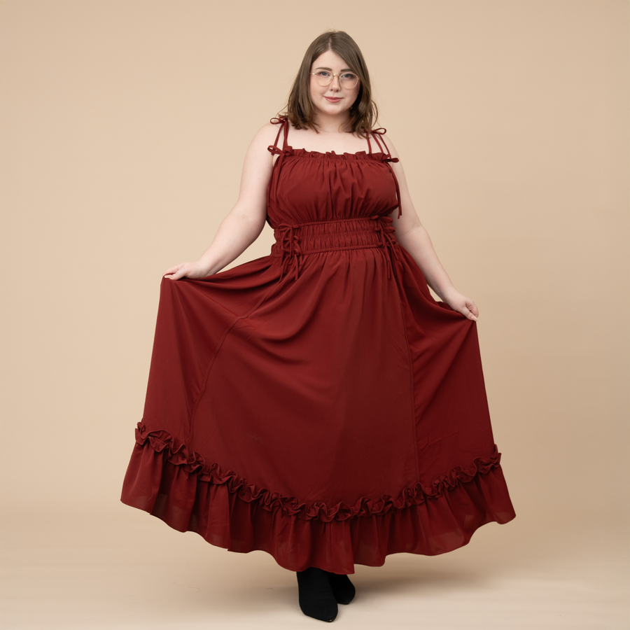Carmine Rose Dress