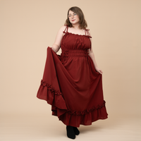 Carmine Rose Dress