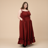 Carmine Rose Dress