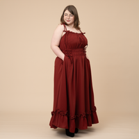 Carmine Rose Dress