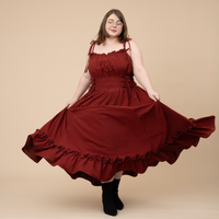 Carmine Rose Dress