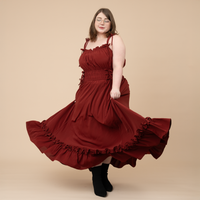Carmine Rose Dress