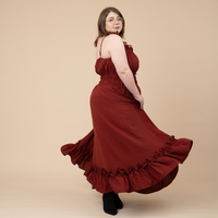 Carmine Rose Dress