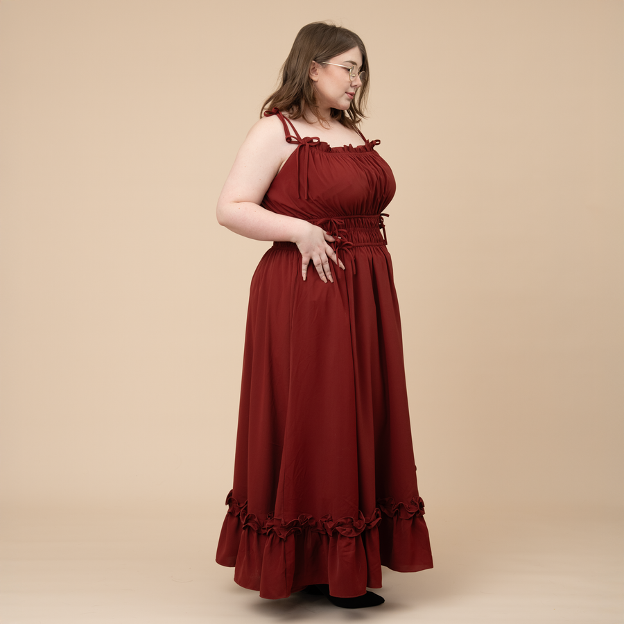 Carmine Rose Dress