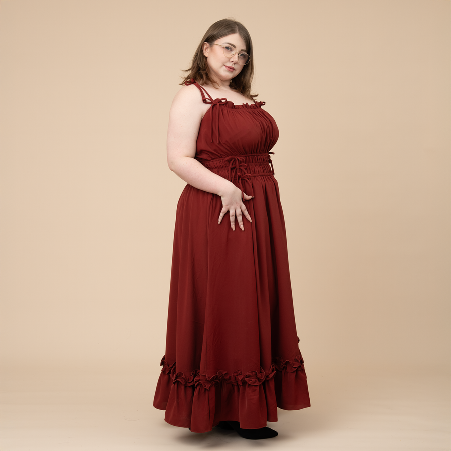 Carmine Rose Dress