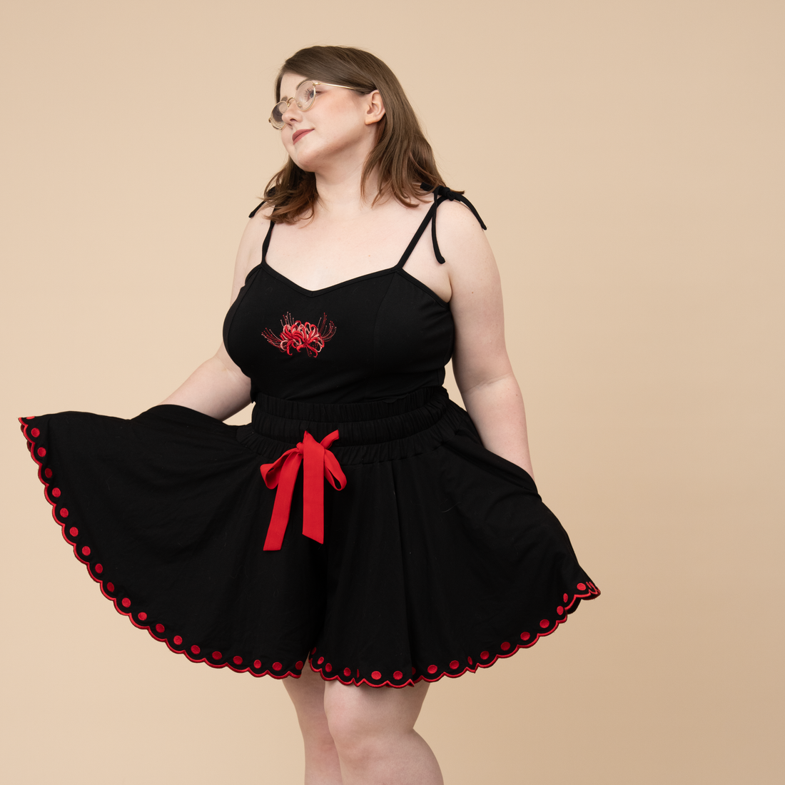 Higanbana Pajama Crop Top