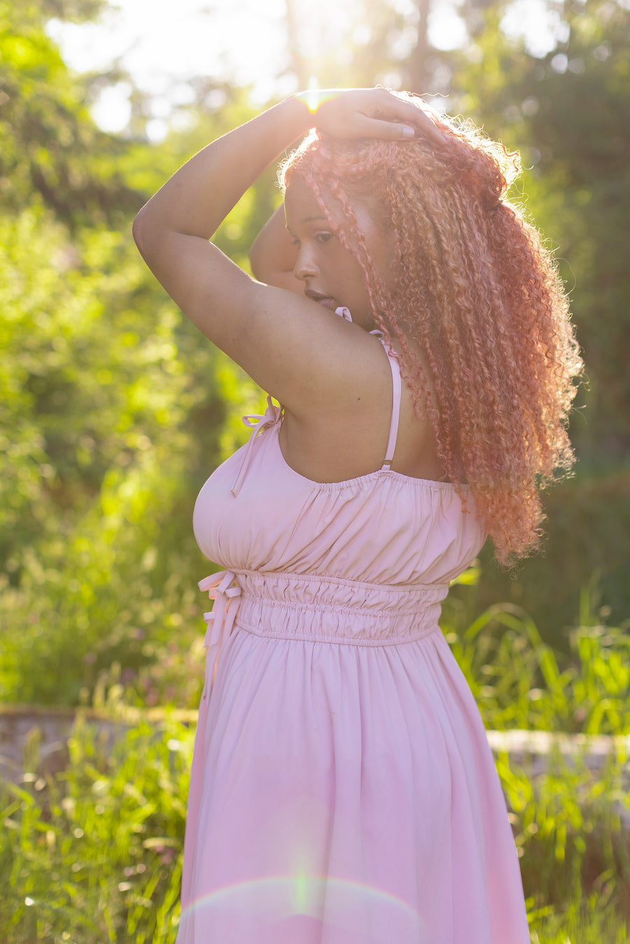 Dusty Peony Dress