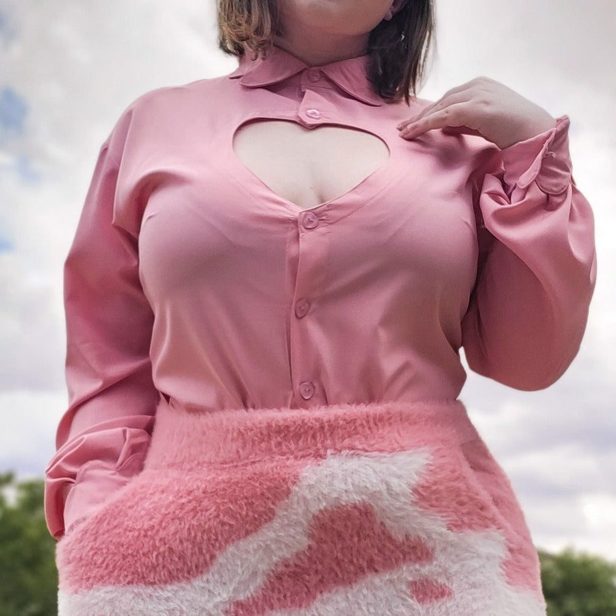 Shibuya's Heart Shirt (Pink)