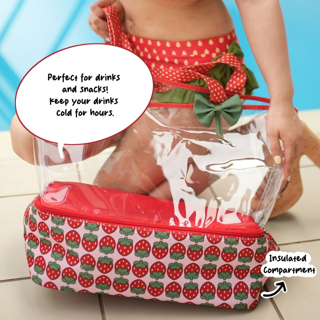 Strawberry Beach Bag