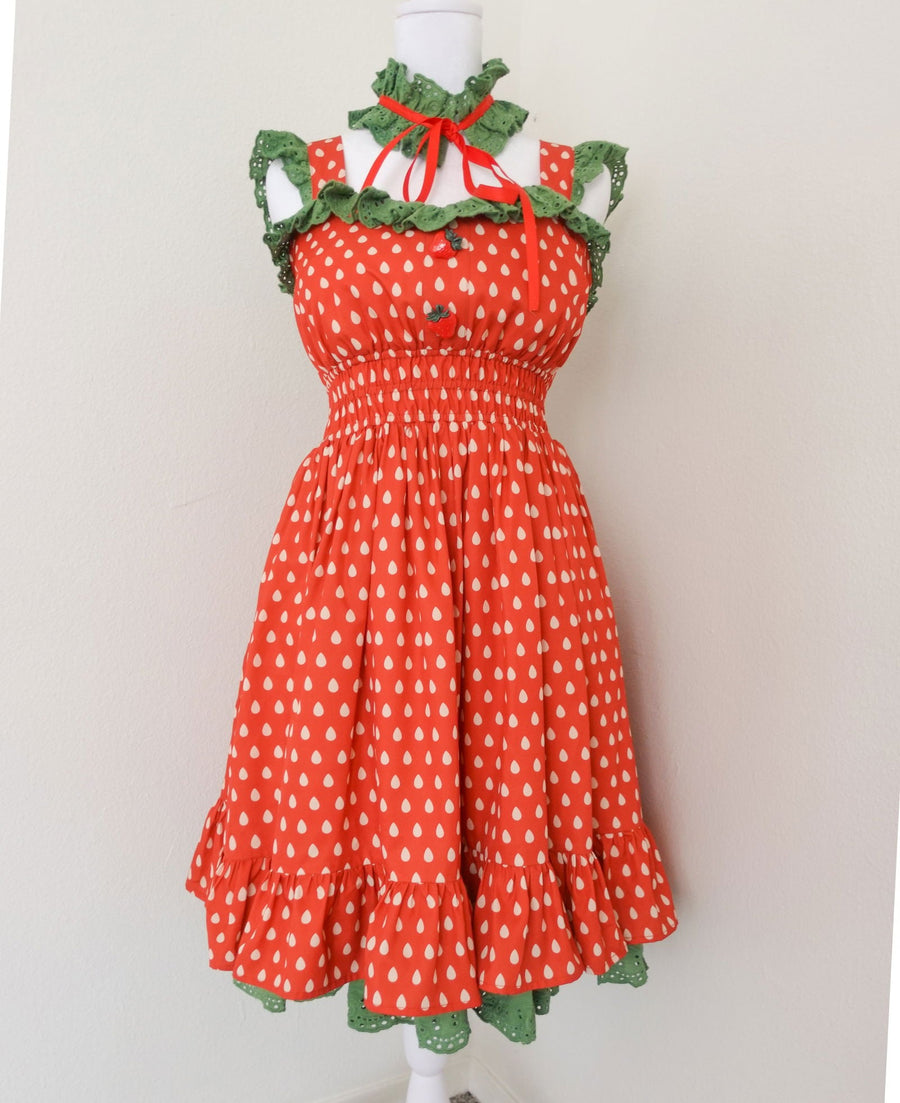 Strawberry Picnic Dress