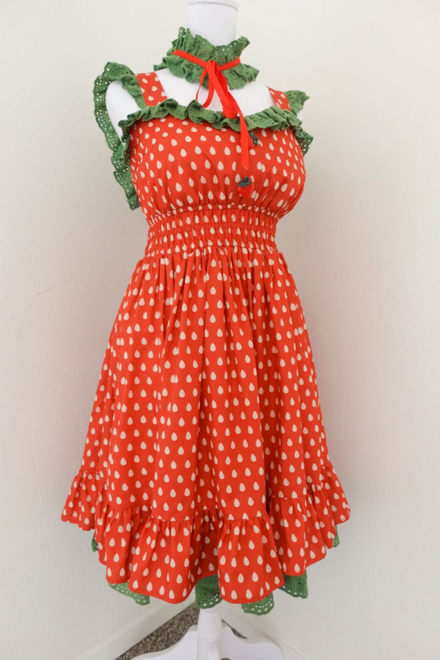 Strawberry Picnic Dress
