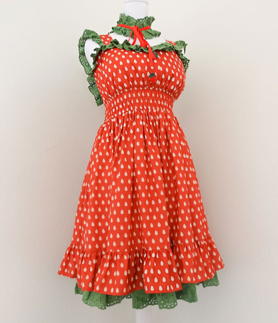 Strawberry Picnic Dress