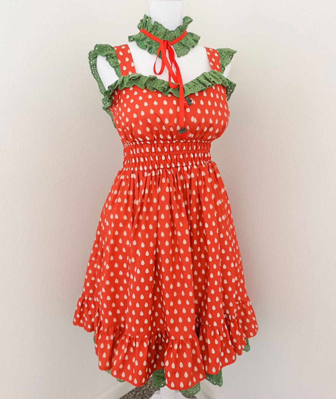Strawberry Picnic Dress