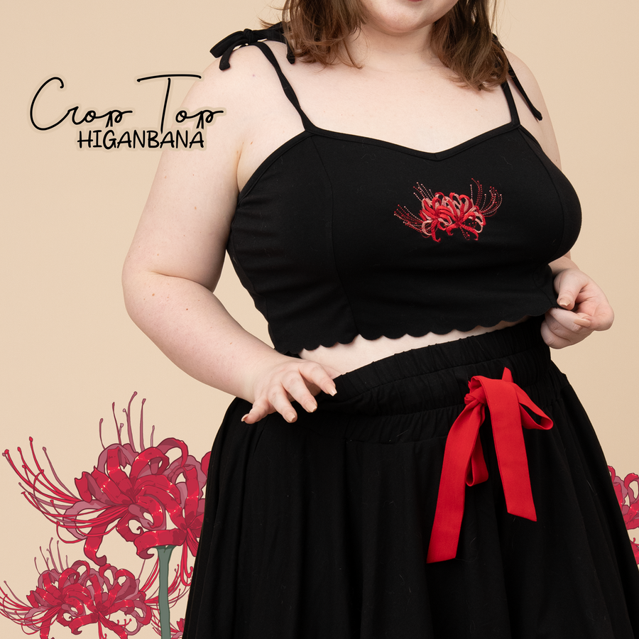 Higanbana Pajama Crop Top