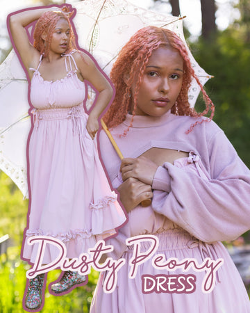 Dusty Peony Dress